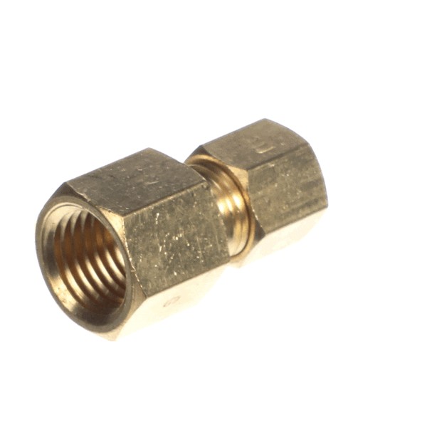 (image for) CROWN STEAM 9814-2 BRASS COMP. CONN 1/4" T X 1/4" FPT